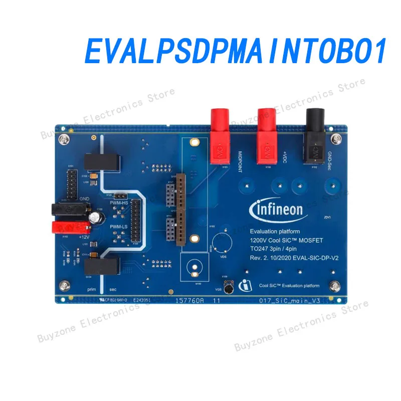 

EVALPSDPMAINTOBO1 Evaluation Board, 1EDC20I12MH/1EDC60H12AH, Low Side Gate Driver