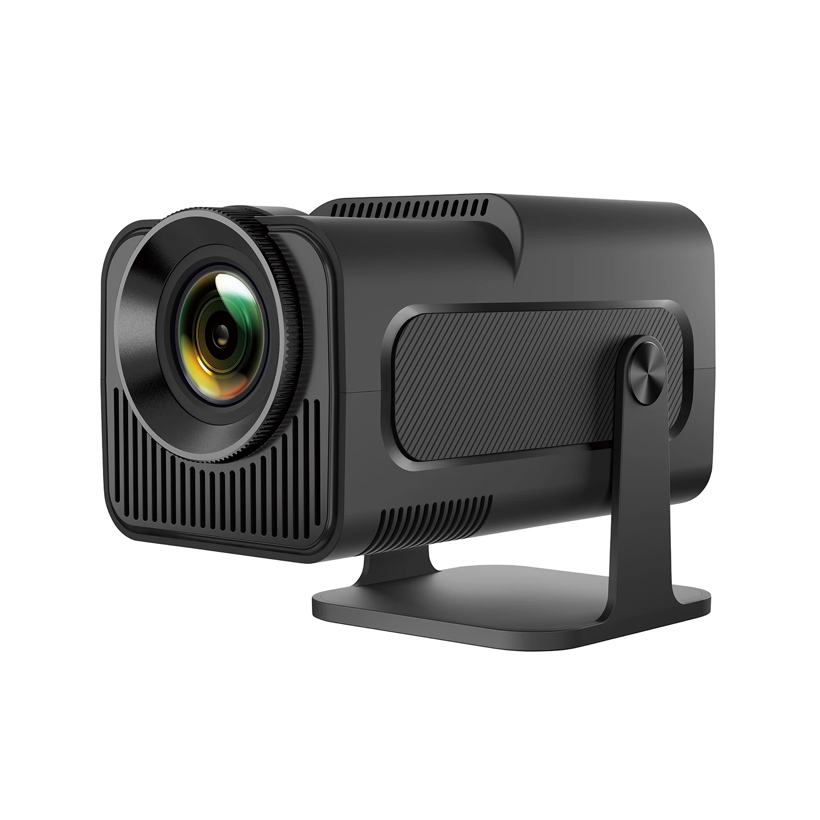 

New Wifi6 4K Android Projector With HY320 1080P Native Resolution 180° Rotatable Projector 390ANSI Black