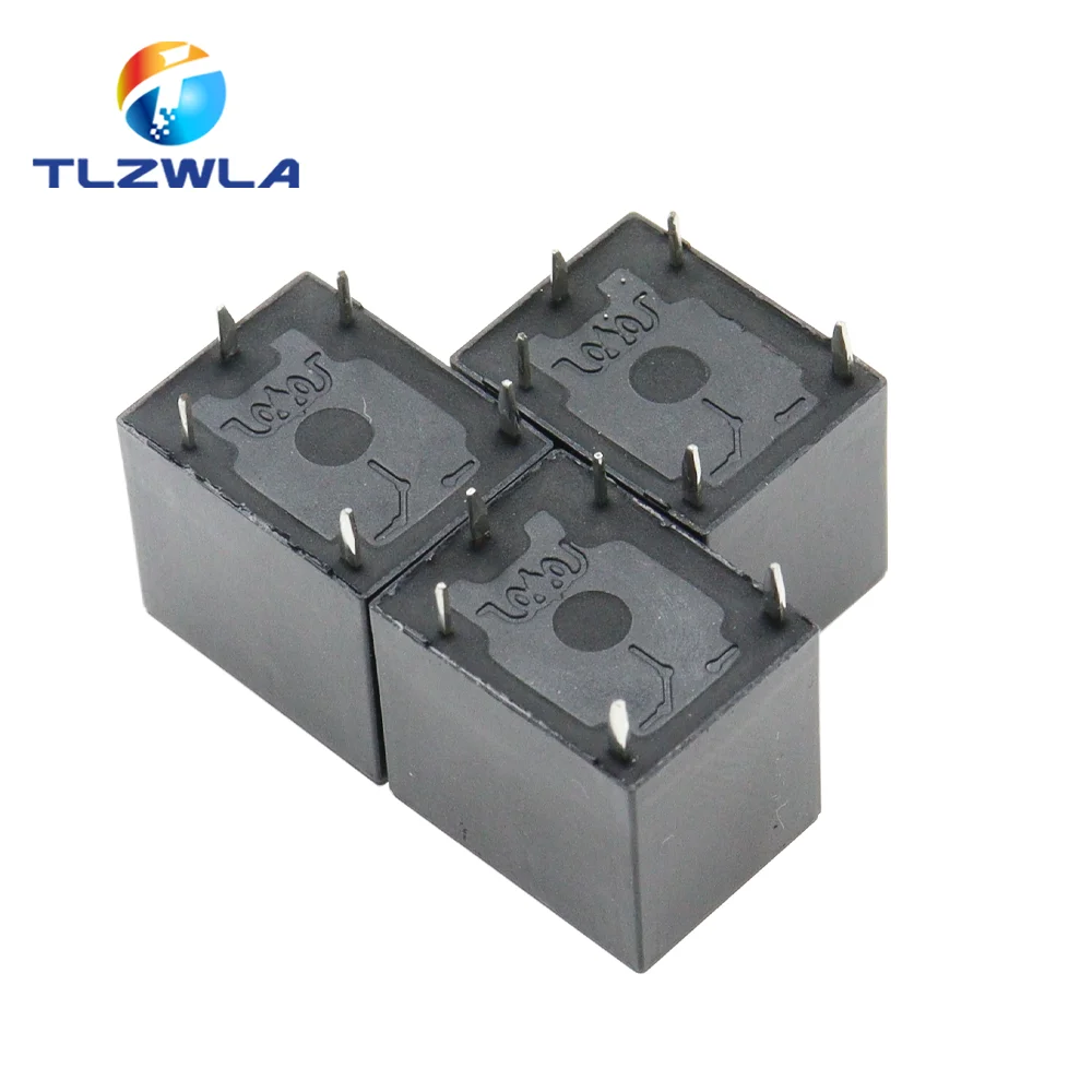 5PCS 5V 12V 24V 20A DC Power Relay SRA-05VDC-AL SRA-12VDC-CL SRA-24VDC-CL 4Pin 5Pin PCB Type In Stock Black Automobile Relay