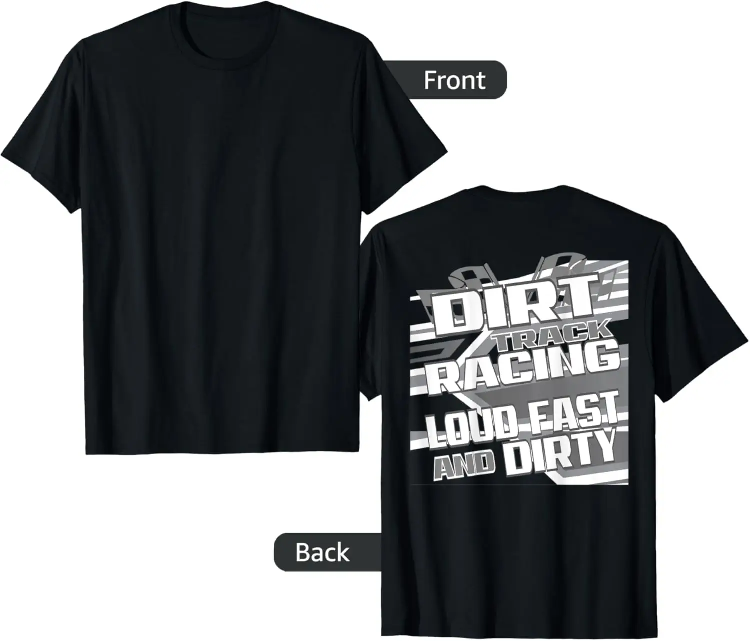 Dirt Track Racing Sprint Car Late Model Racing T-Shirt