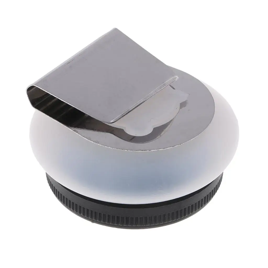 คลิปหนีบถ้วยน้ำมันกระบวยเดี่ยวแบบพกพาพร้อมฝาปิด-55X37มม./2.17x1.46inch