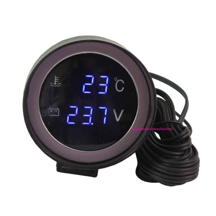 

12V24V Car Truck Modification Water Temperature and Voltage Combination Circular Cannon Type Instrument Power Inspection