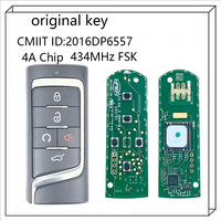 Original Smart Remote Key Fob For GAC Trumpchi 2021 GS4 2022 GS5 GA6 GA8 434Mhz FSK 4A NCF29AxM Chip A36 5 Buttons