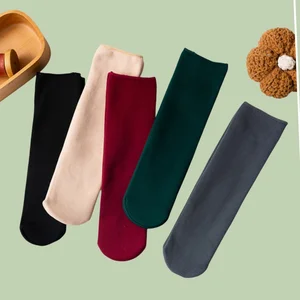 Vớ nước nóng và mùa đông, màu rắn, ống vừa, giày nhung tuyết, sàn nhà, len nylon, tiền mặt nóng 10 Màu bán hàng chính Teja - №5