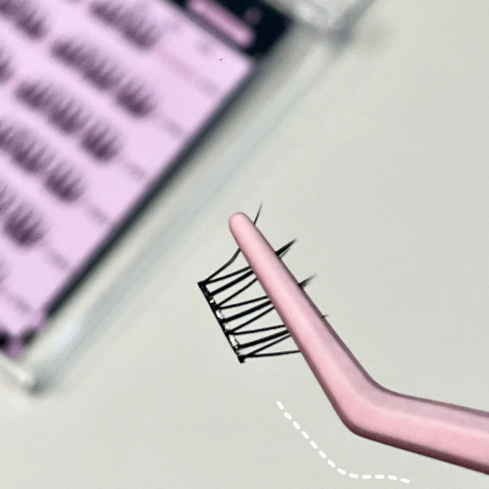 Stainless Steel Eyelash Tweezers False Eyelashes Applicator lash extenstions Removal Tweezer fake Lashes Extension makeup tools