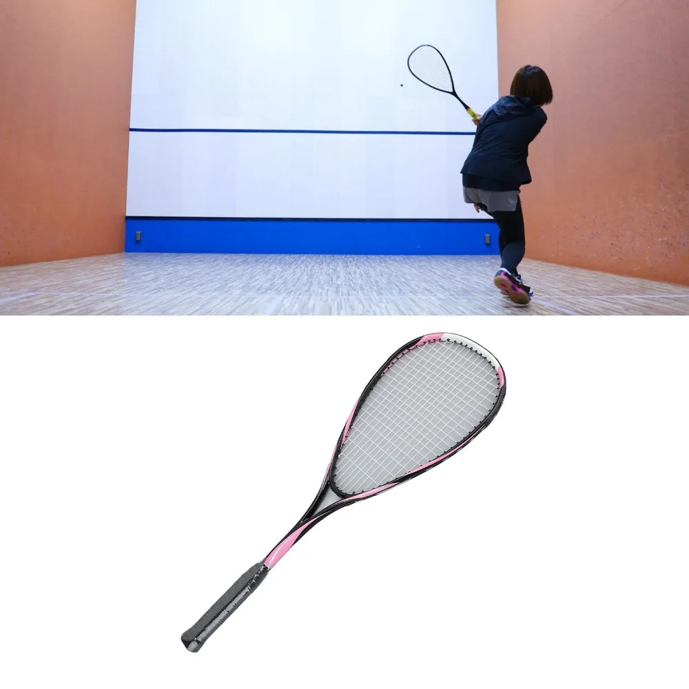 Advanced special pink for racquetball ultra-light beginner training Sports & Entertainment Portable and portable Squash Rackets