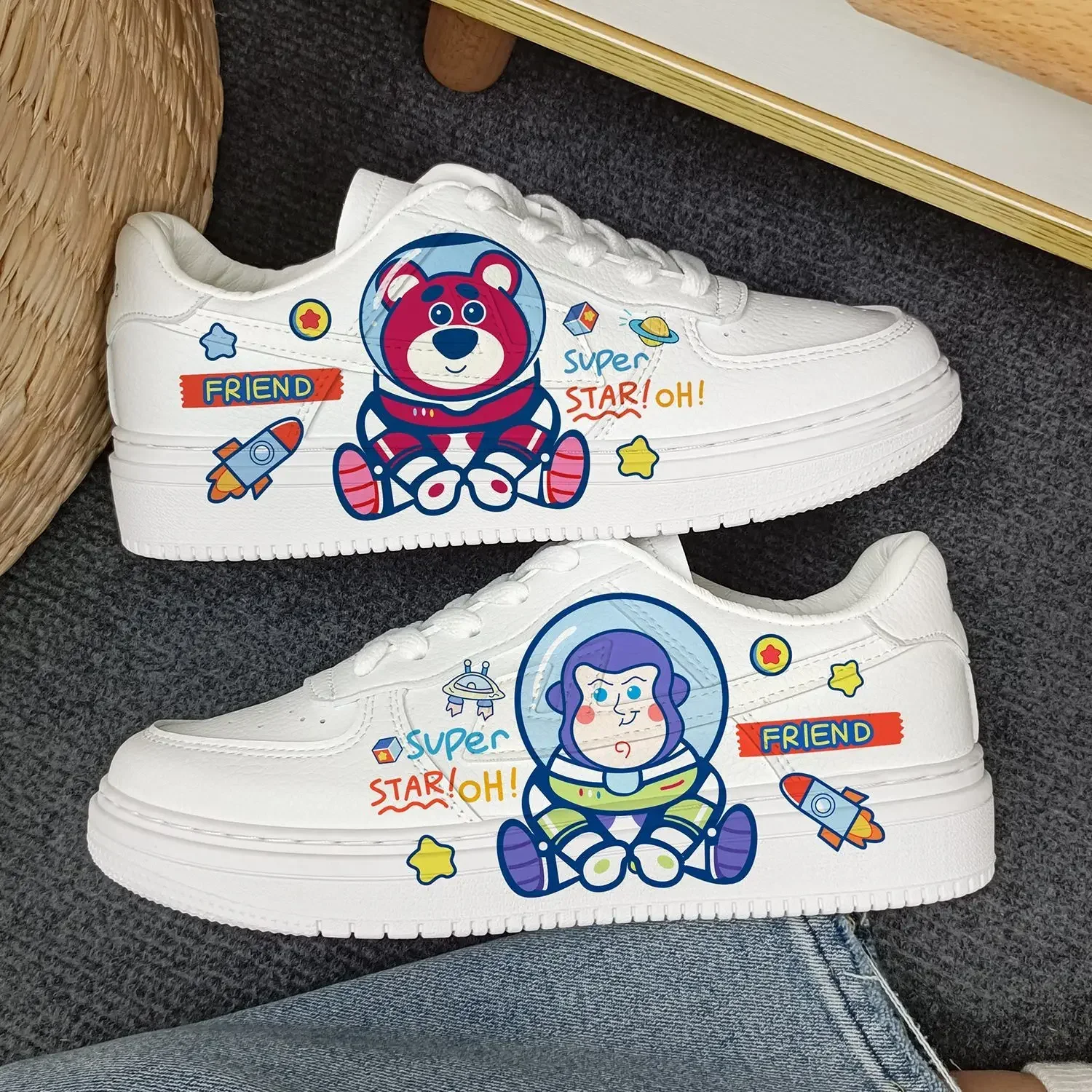 Disney girls cartoon toy story princess cute Casual shoes non-slip soft bottom sports shoes for girl gift