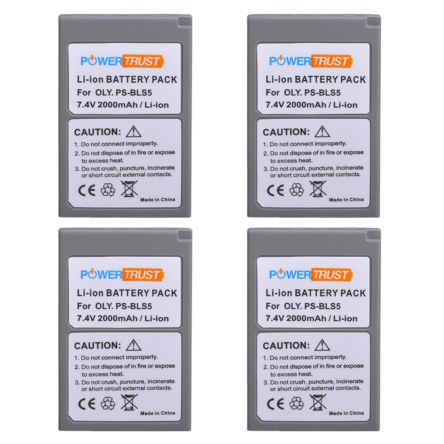 2000mAh BLS-50 BLS5 Battery for Olympus PEN E-P7 E-PL10 E-PL9 E-PL8 E-PL7 E-PL6 E-PL5 E-PL3 E-PL1s mini E-PM1 E-PM2, E-M5 Mark Ⅲ