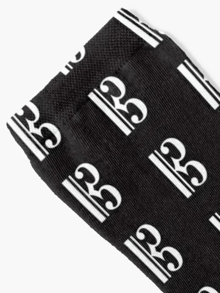 Alto Clef - Black Socks Christmas gym Wholesale football Socks Men Women's