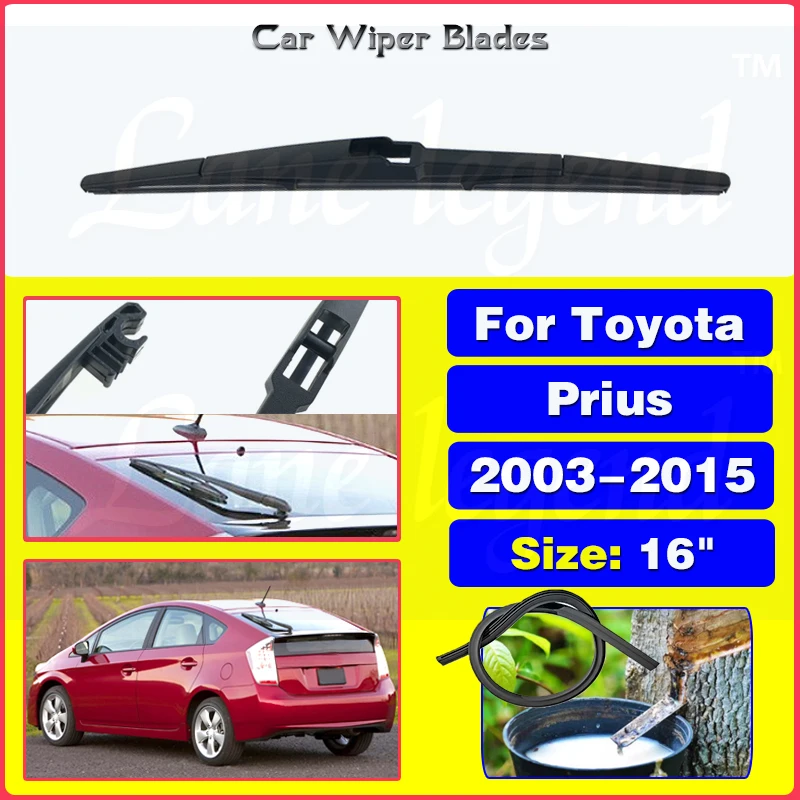 

Car Wiper Blade Rear Back Window Windscreen Windshield Wipers For Toyota Prius 2003-2015 2014 2013 2012 Auto Accessories 16"