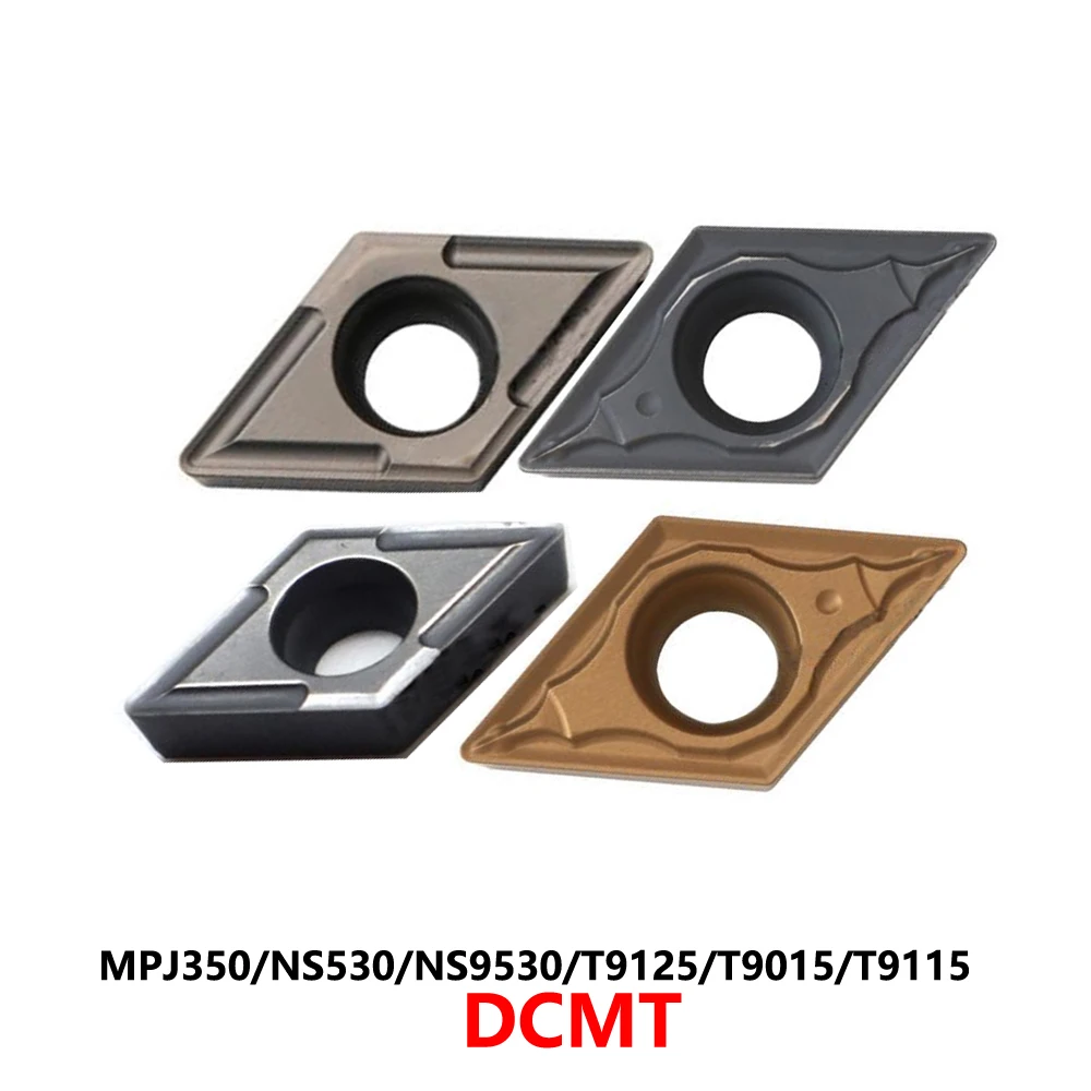

Оригинальные DCMT070202 DCMT070204 DCMT11T302 DCMT11T304 DCMT11T308 24 PS NS530 T9115 T9125 T9015 Твердосплавные вставки DCMT Лезвия с ЧПУ