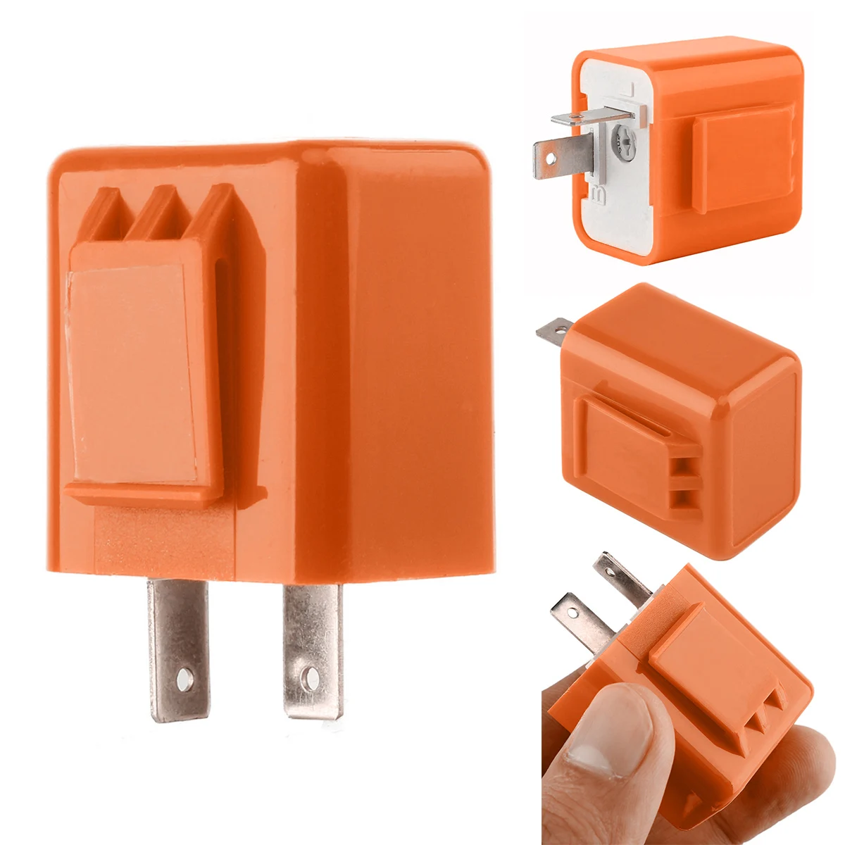 Светодиодный индикатор для мотоцикла, 12 В, релейный резистор, 2-контактный поворотный указатель, модификация электронного сигнала для Honda Kawasaki Yamaha