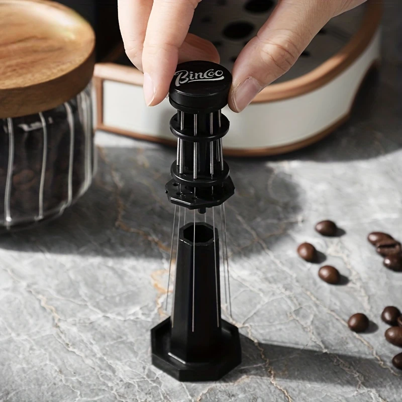 WDT Tool Espresso Distribution Tool Coffee Accessories Espresso Tamper 8 Needles Espresso Coffee Stirrer Tools With Adjustable N