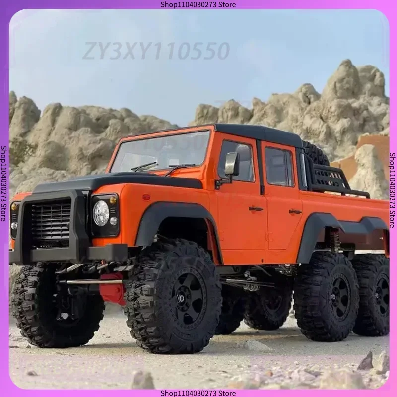 1: 10 Axx6 coche de escalada con tracción en las seis ruedas bloqueo diferencial de alta y baja velocidad 6x6 vehículo todoterreno coche de Control remoto Rc niño juguete para regalo