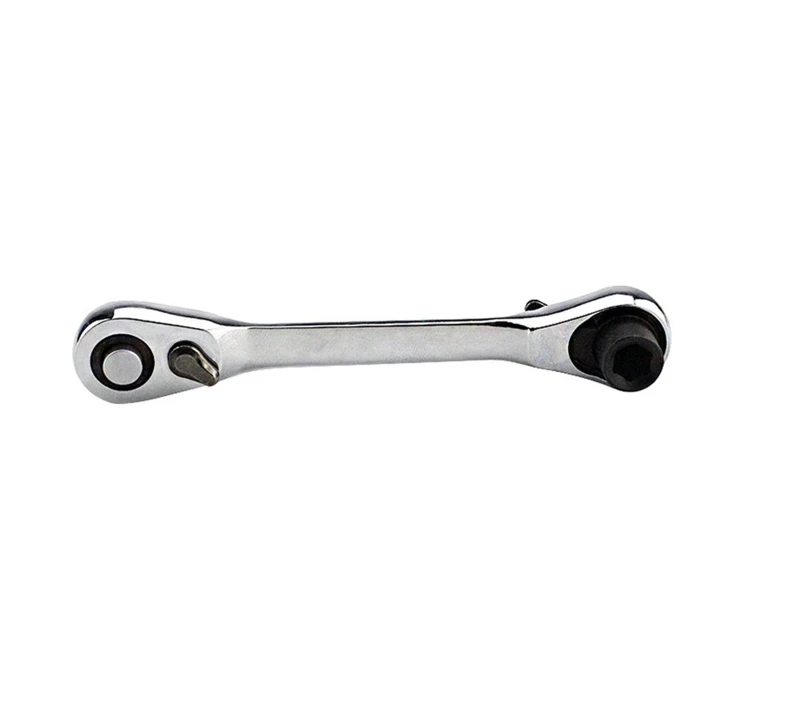 Cờ lê nhả nhanh 1/4 inch thực tế Cờ lê kép cho đầu Cờ lê bánh cóc với chuyển động 5 ° Cờ lê 72 răng cho ô tô Dropship