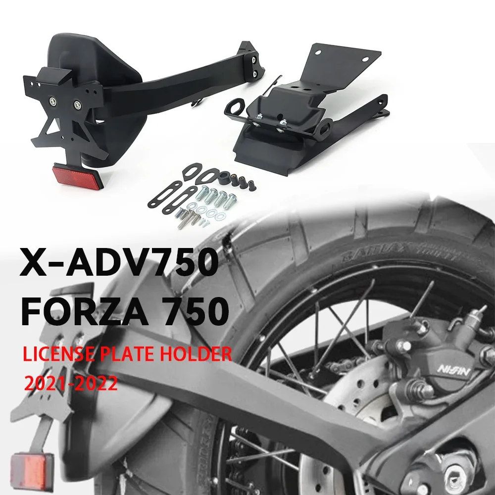 

NEW Motorcycle License Plate Frame Holder Fender Kit For Honda X-ADV 750 FORZA 750 2021 2022