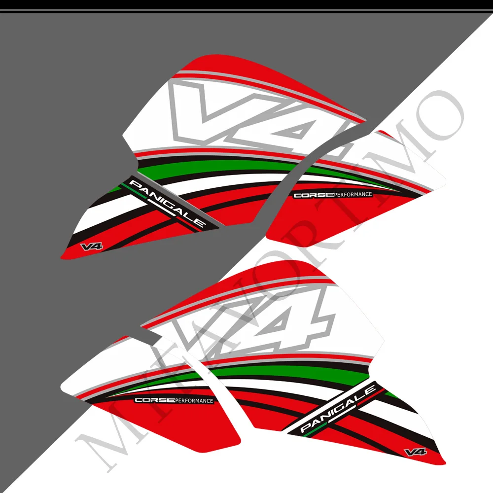 For Ducati PANIGALE V4S V4R SP 1100 Motorcycle Fuel Oil Kit Knee Tank Pad Protector Stickers Decals