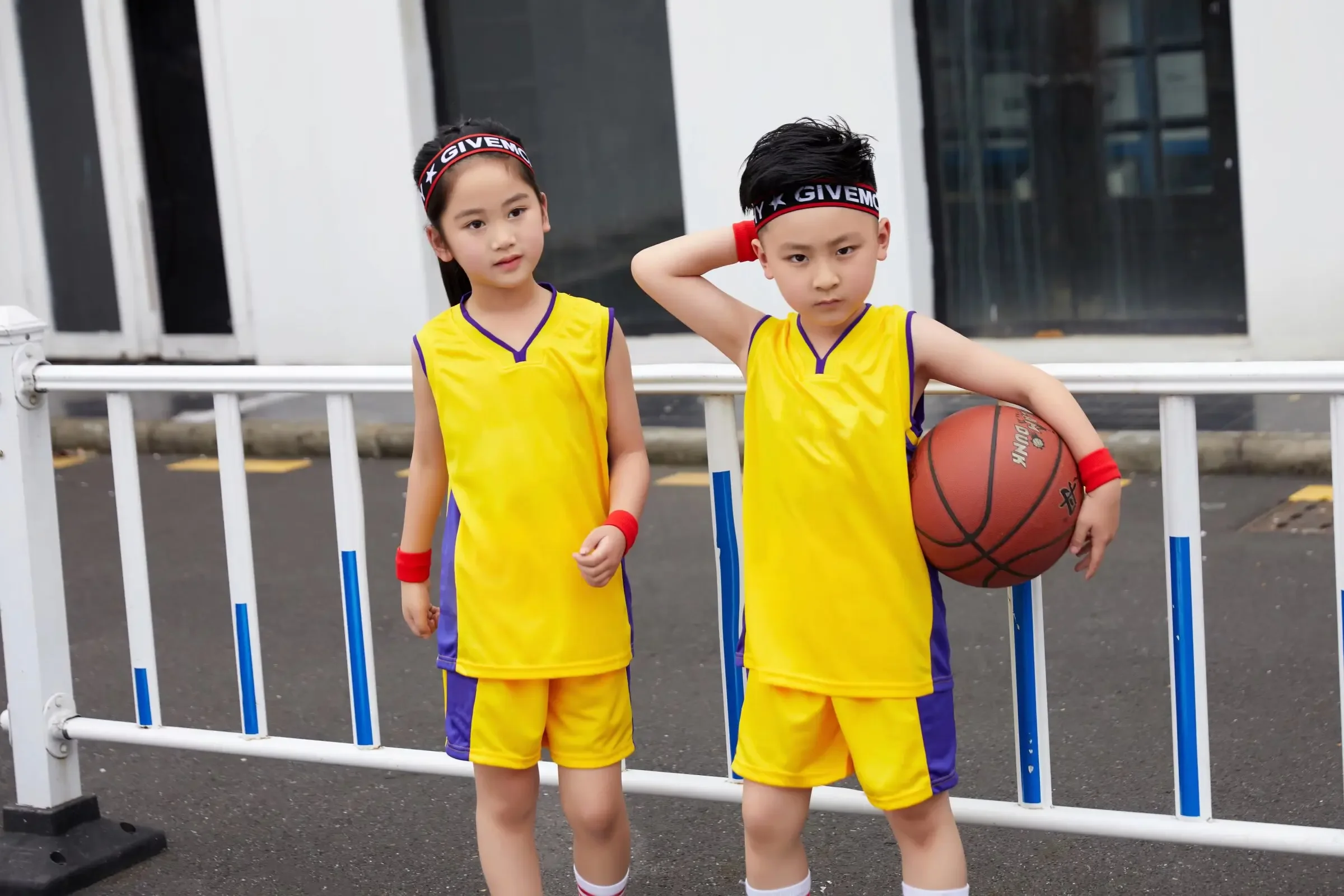 Children's clothing suit quick-drying sweat-absorbent boy girl Basketball Jerseys set primary school jersey game team uniform tr