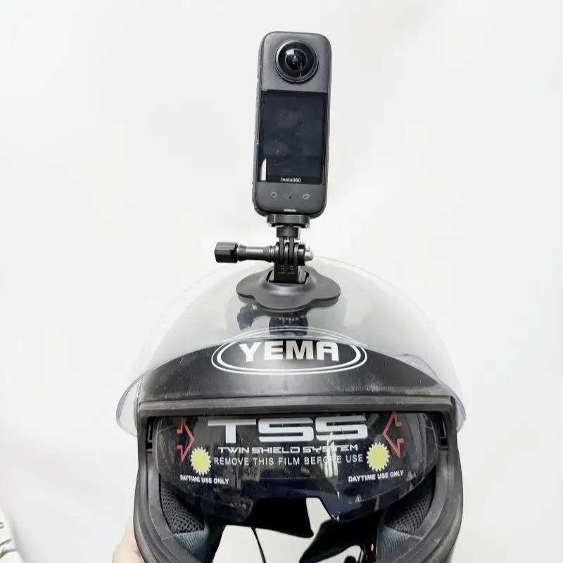 Klebe-Helmhalterungs-Set für Insta360 X6 X5 X4 GoPro 13 12 11 10 9 8 DJI Action 6 5 4 Universelles Sportkamera-Basiszubehör – Detail 10