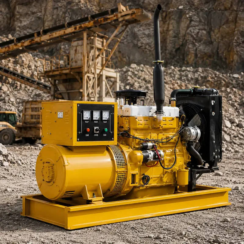 Low Noise 120kW Acoustic Canopy Generator for Mining Project Field Power Customized Backup Power Generator High Performance