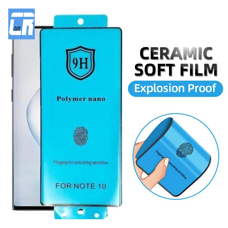 

Взрывозащищенная керамическая мягкая пленка для Samsung Galaxy Note 10 20, защита экрана S24, S23, S22, S21, S20 Ultra, S10, S9 Plus, не стекло