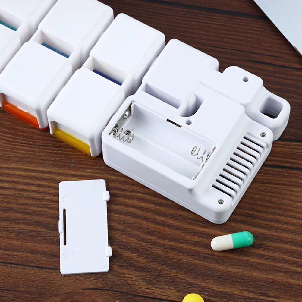 

Портативный органайзер-таблетница для еженедельного и ежедневного приема лекарств, с безопасной герметичной конструкцией, для дома и путешествий