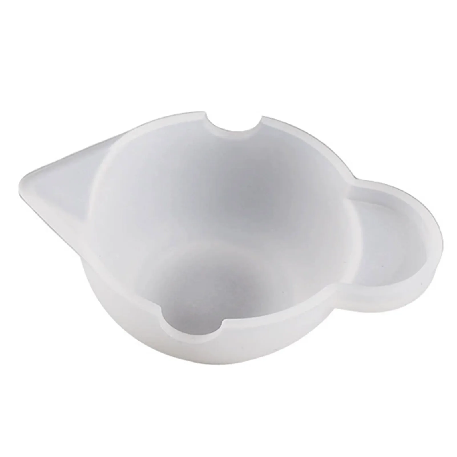 DIY Resin Art Mixing Cups Slotted Silicone Measuring Cup for Crafting Epoxy Jewelry Making Tools Durable Portable Organizer