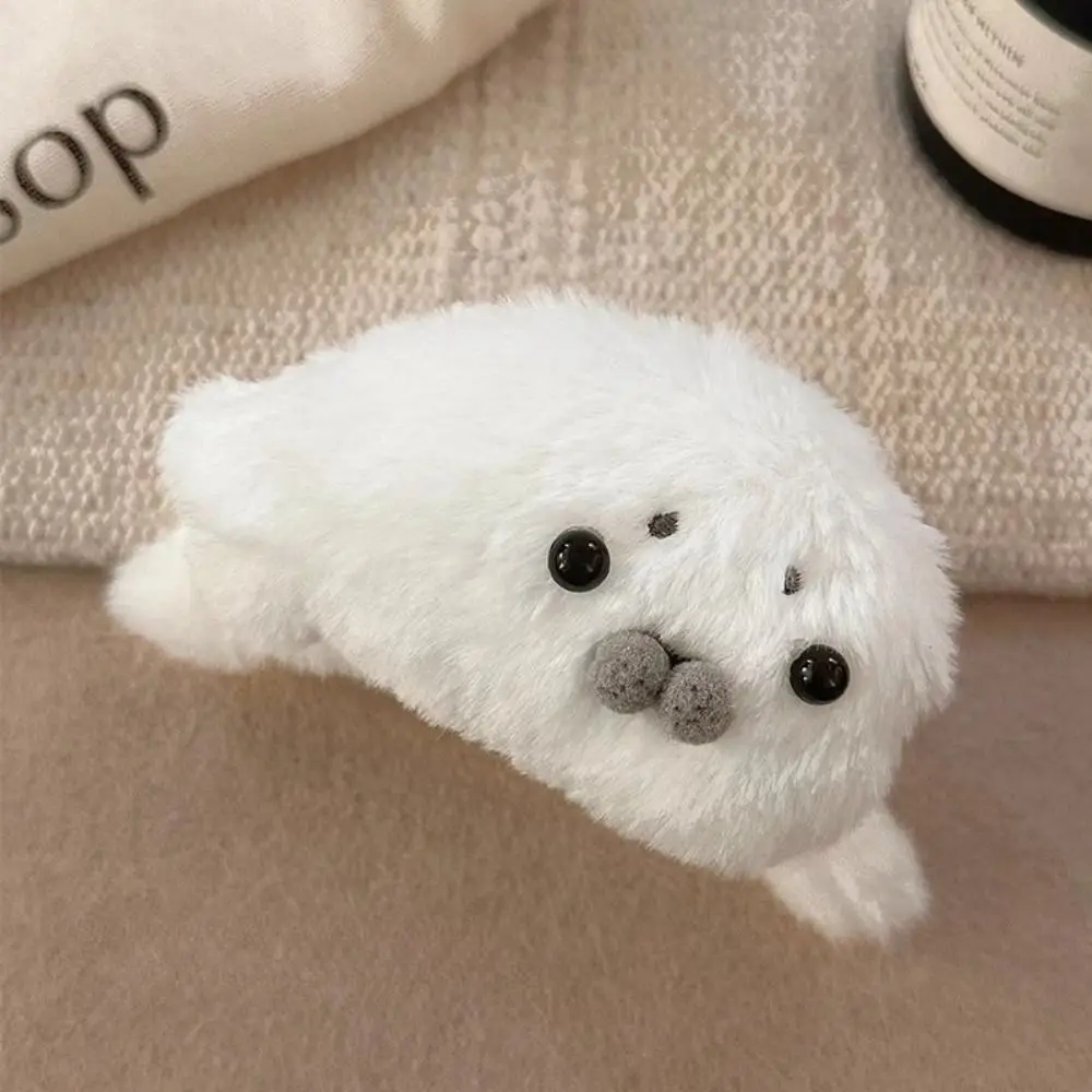 

Animals Little Seal Hair Claw Hairpin Cute Plush Hair Clip Korean Style Headdress Large Shark Clip Autumn and Winter