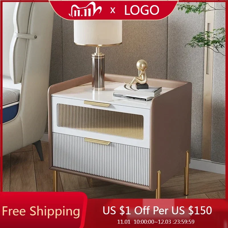 

Luxury Floor Nightstands White Modern Moveable Bedroom Nightstands Storage Maximalist Tables De Nuit Modern Furniture Home