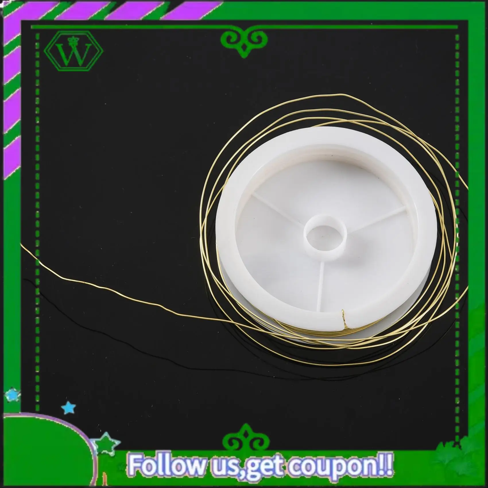 

Последние-2X цветной латунный провод золото 9 м х 0,5 мм