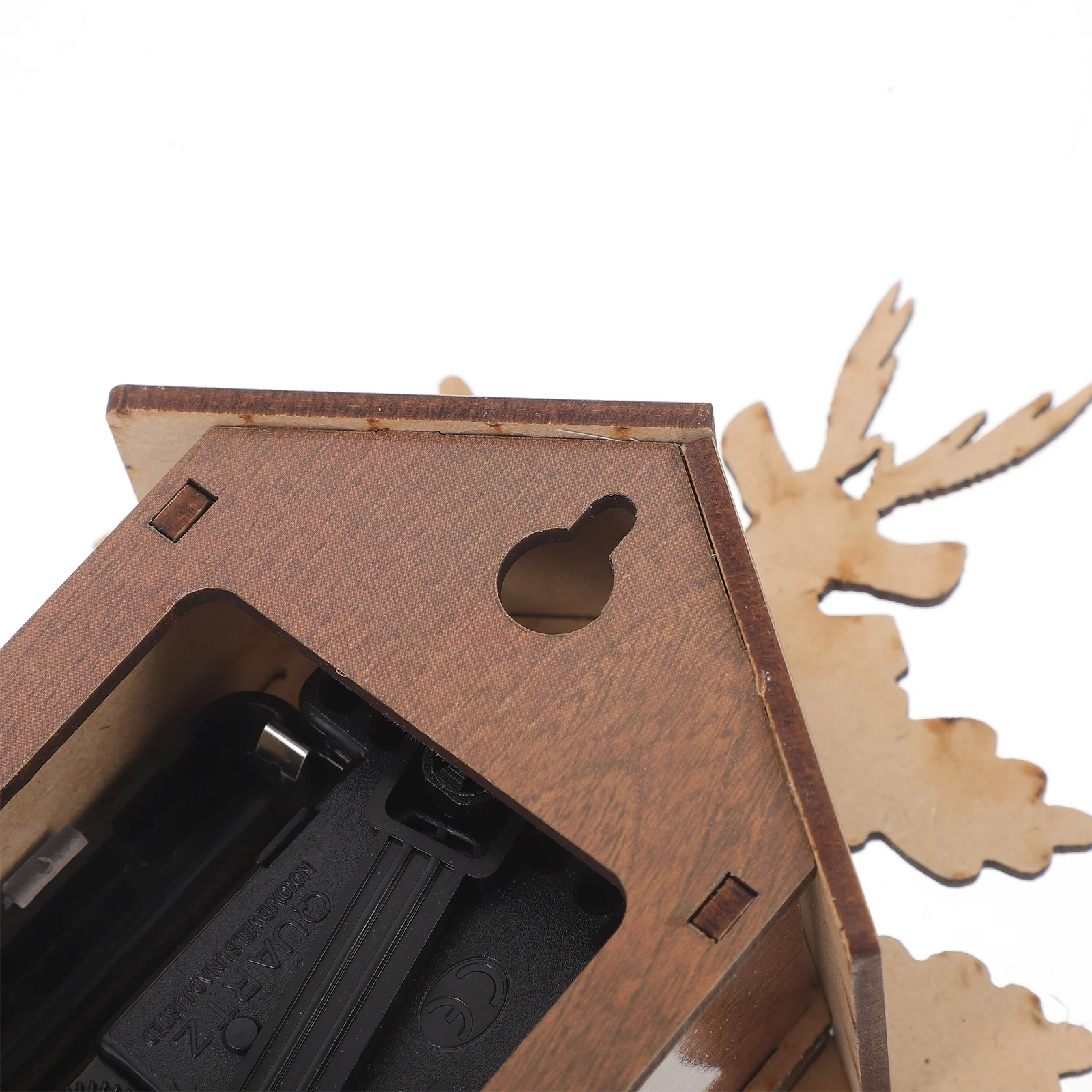 

Wooden Pendulum Wall Clock Stable Hanging Bedroom Living Room Office Decorative Clock Clear Time Display