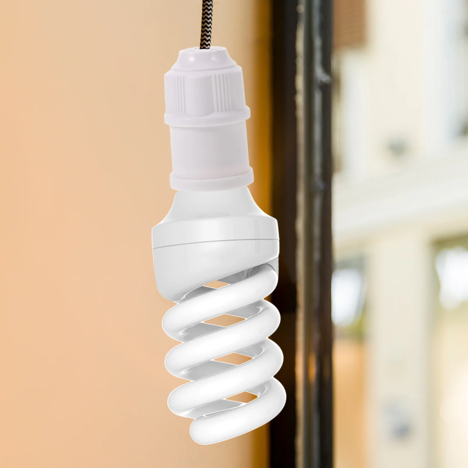 10 قطعة E27 حليبي الأبيض قلادة مقبس الإضاءة سهلة التركيب مصباح إصلاح أجزاء استبدال حامل المصباح تركيبات للإضاءة DIY بها بنفسك #1