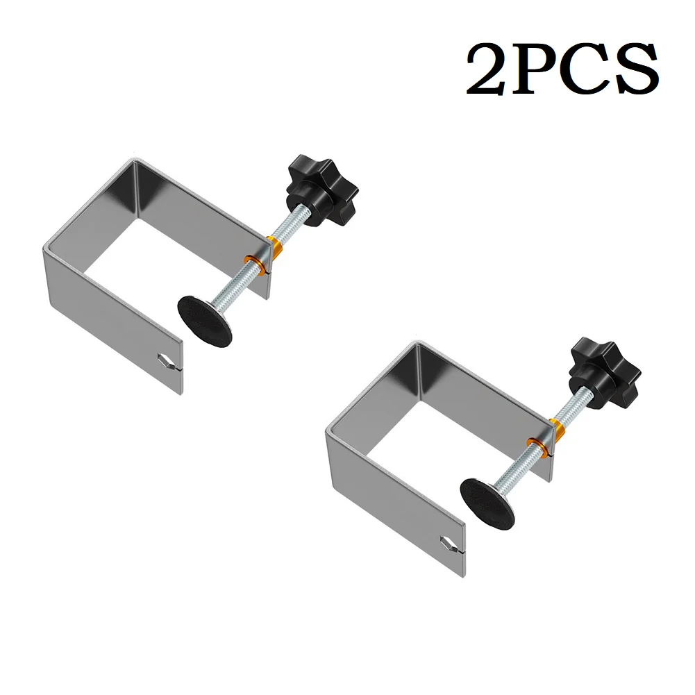 Abrazaderas para cajones, herramientas manuales para carpintería, abrazaderas delanteras para cajones, plantilla de herramientas ajustable de acero inoxidable plateado para gabinete