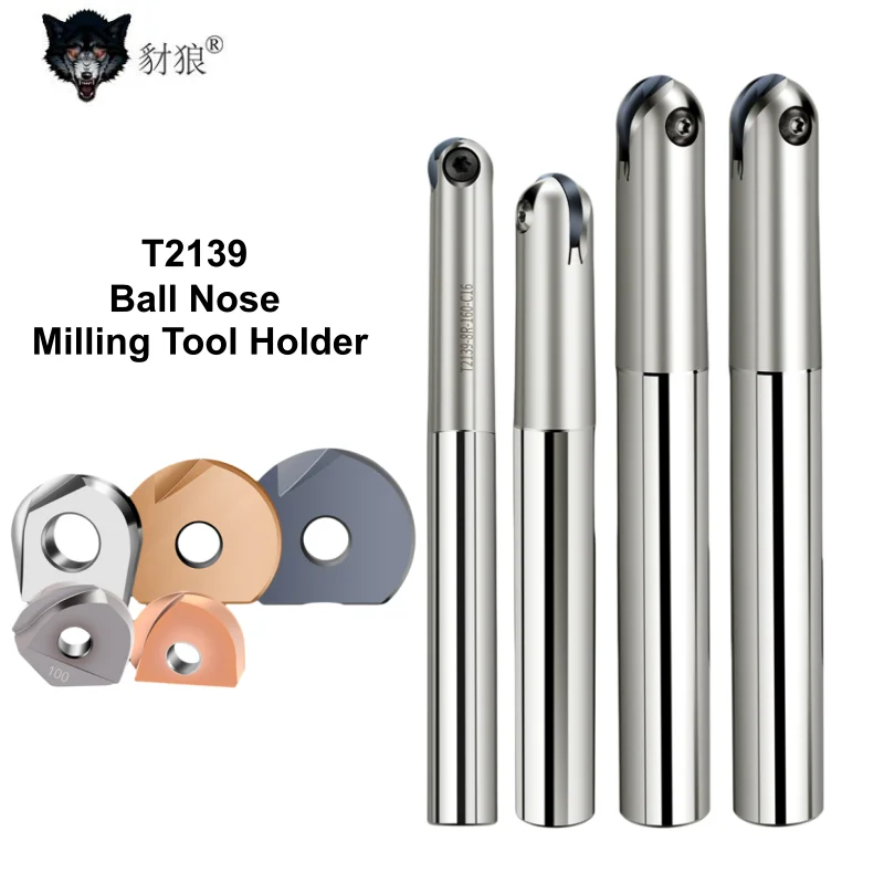 T2139 C10 C12 C16 C20 C25 4R 5R 6R 8R 10R Ball Milling Holder Mirror Ball End Mill Milling Cutter for P3200 Finish Machining