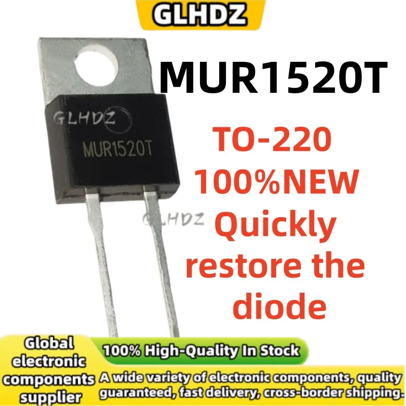 Brand new 10PCS-30PCS MUR1520T TO-220-2 Quickly restore the diode In the warehouse