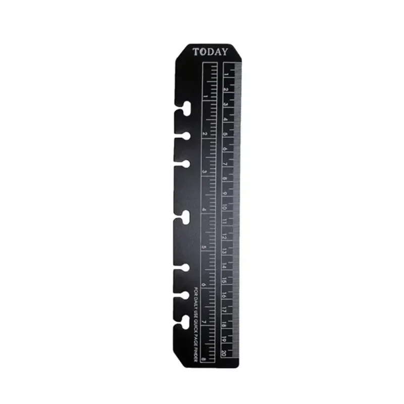 6 Hole A5 A6 A7 Bookmark Straight Ruler Children Math Drafting Drawing Ruler Clear Flexible Dividing Ruler