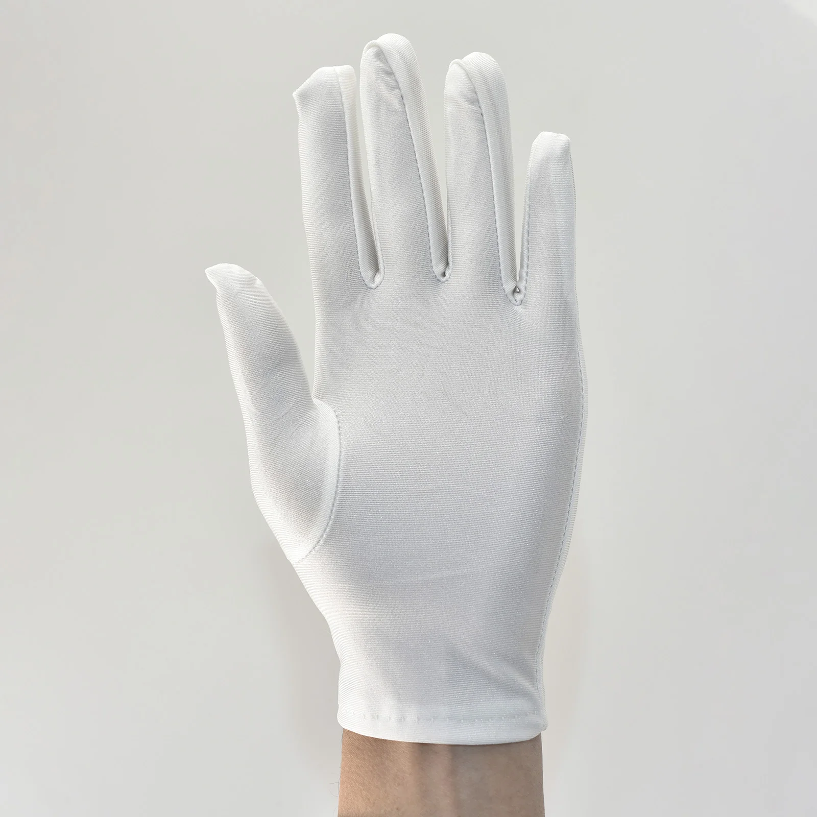 Guanti multifunzionali unisex in spandex ad alta elasticità per gioielli di protezione solare per il tempo libero e etichetta per ricevimenti di intrattenimento