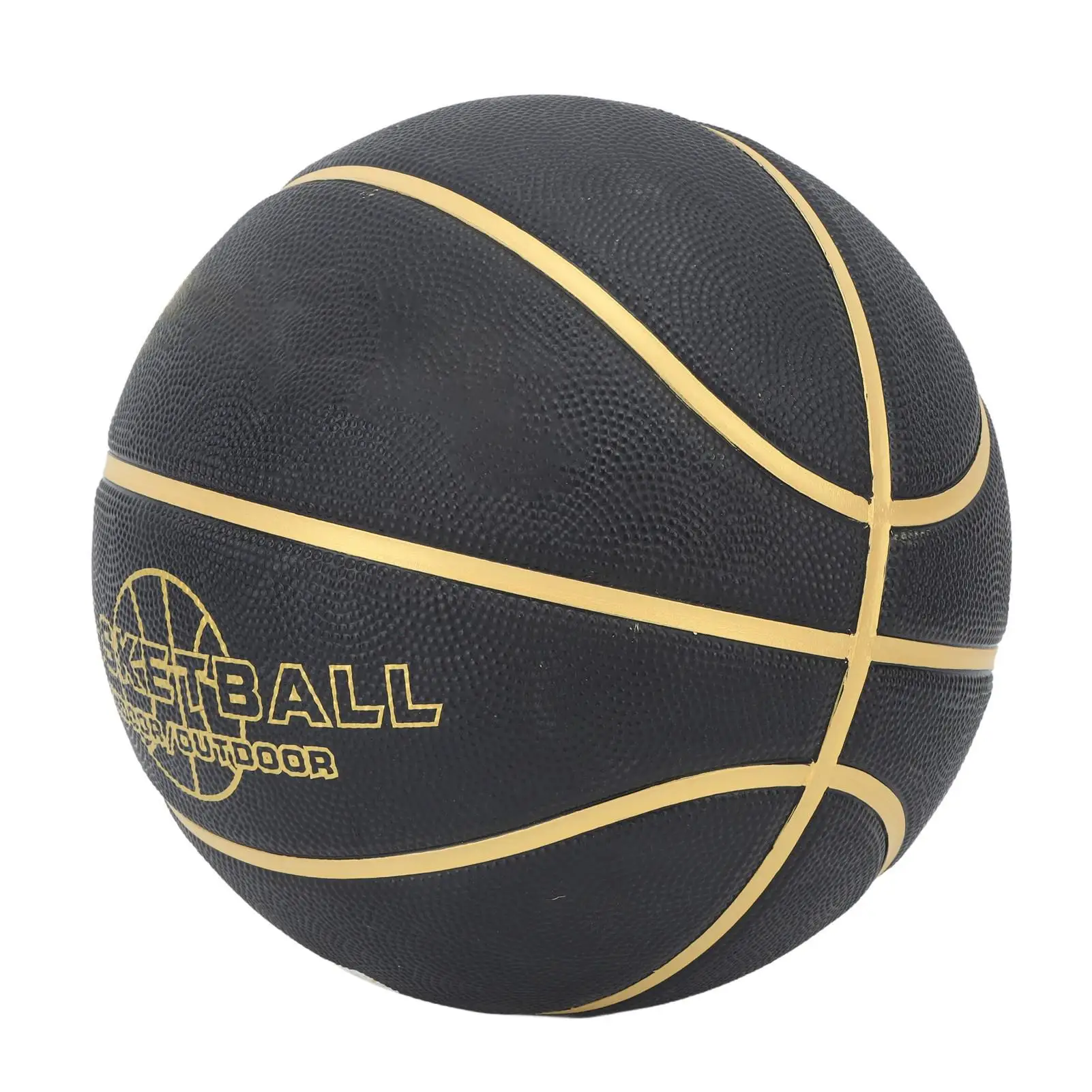 Training Basketball Youth Wear Resistant Black Easy  Sweatproof Large Particles Ideal for school Use