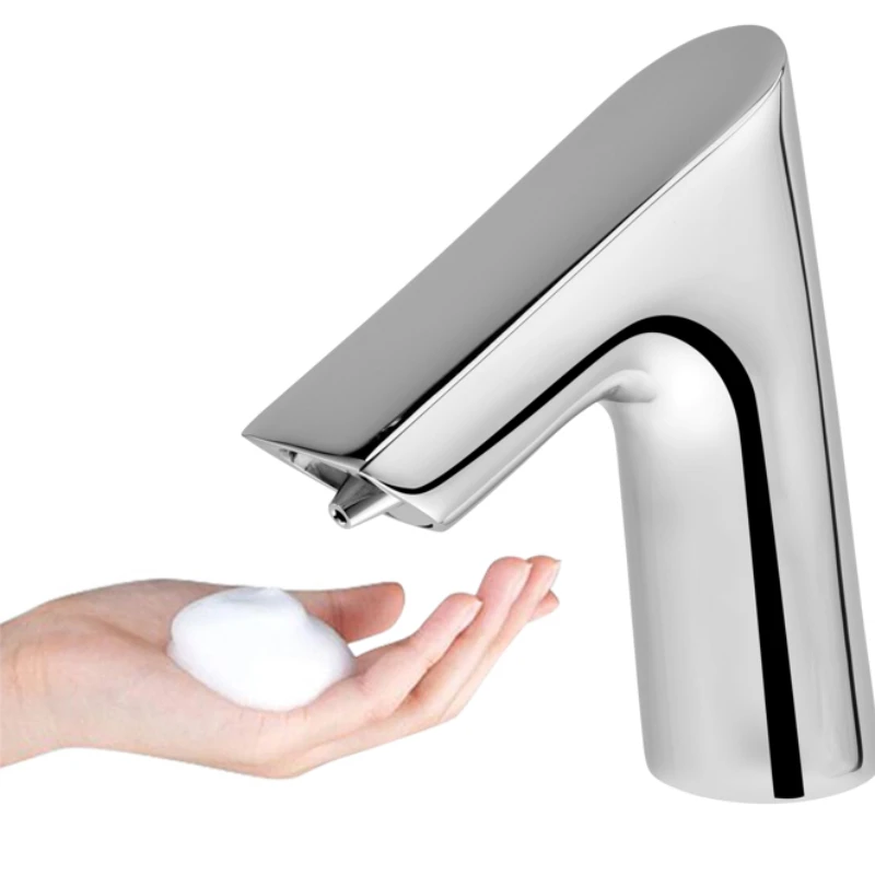 Copper  faucet Touchless  automatic hand sanitizer dispenser  foam gel sensor soap dispenser