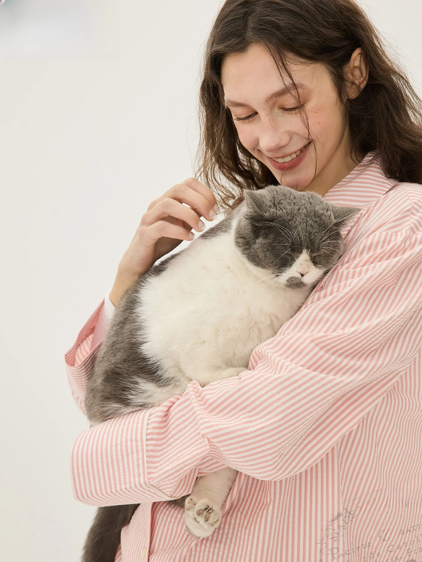 mens-cotton-pajamas-set-striped-spwear-women's-home-clothes-spring-autumn-2026-new-sle-pink-high-sensation-outdoor-wearable