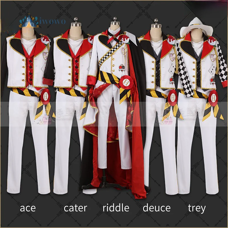 

Костюм для косплея Twisted Wonderland, плащ для загадки, куртка, брюки, карнавальные костюмы на Хэллоуин, аниме, наряды, униформа, костюмы для взрослых