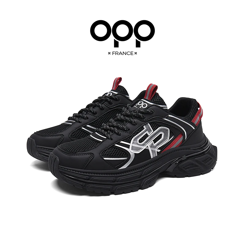 OPP Men's New air summer Shoes Flats With Running Blance Genuine Leather Lace-up Sports 550 daddy Shoes Footwear Sneakers view 2