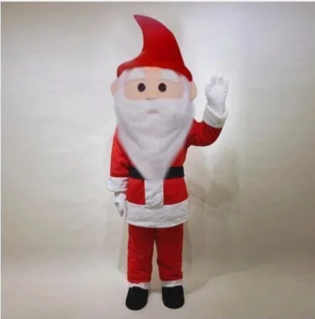 

New Adult Hot Sale LOVE Festival Dress Santa Mascot Costume Christmas Fancy Dress Halloween Mascot Costume Free Ship