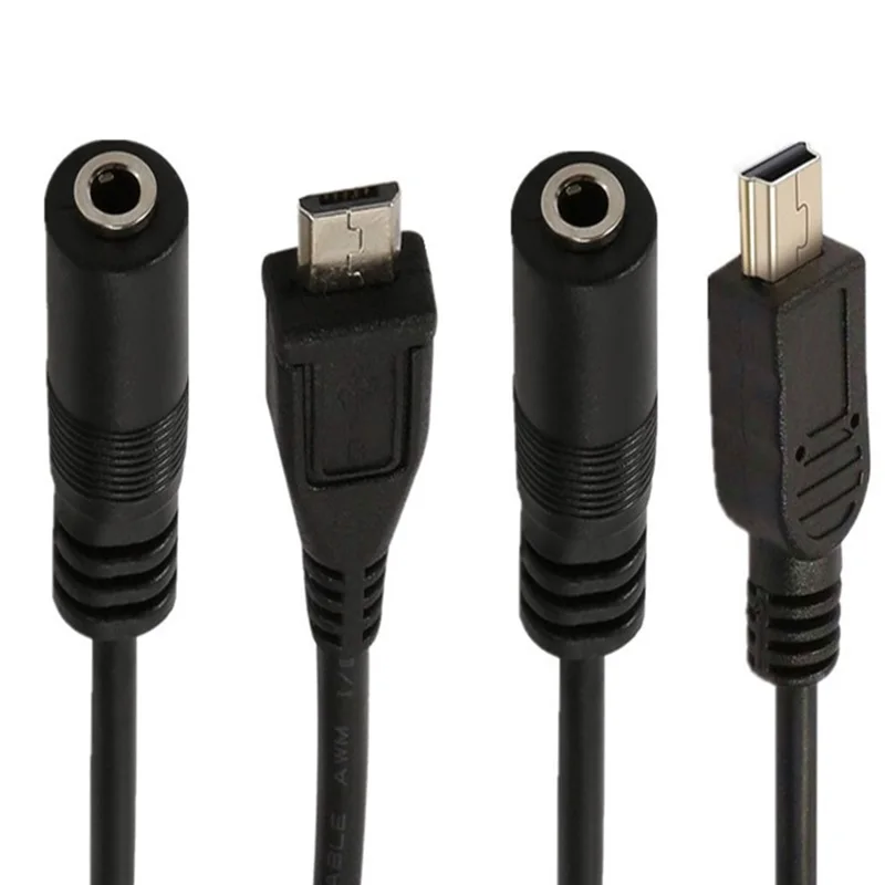 

DC 3.5mm Female to Mini Micro cable Mini Micro USB to 3.5mm Jack Headphone Earphone Cable Adapter Socket Audio Cable
