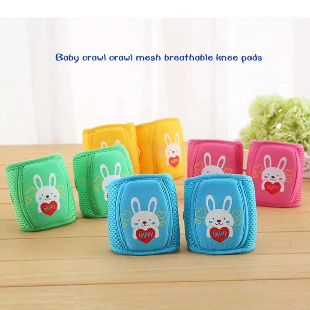 1 Pair Cute Cartoon Baby Knee Protection Pad Sports Safety Crawling Toddler Protector Infant Kneepad Lovely Kids Baby Knee Pad