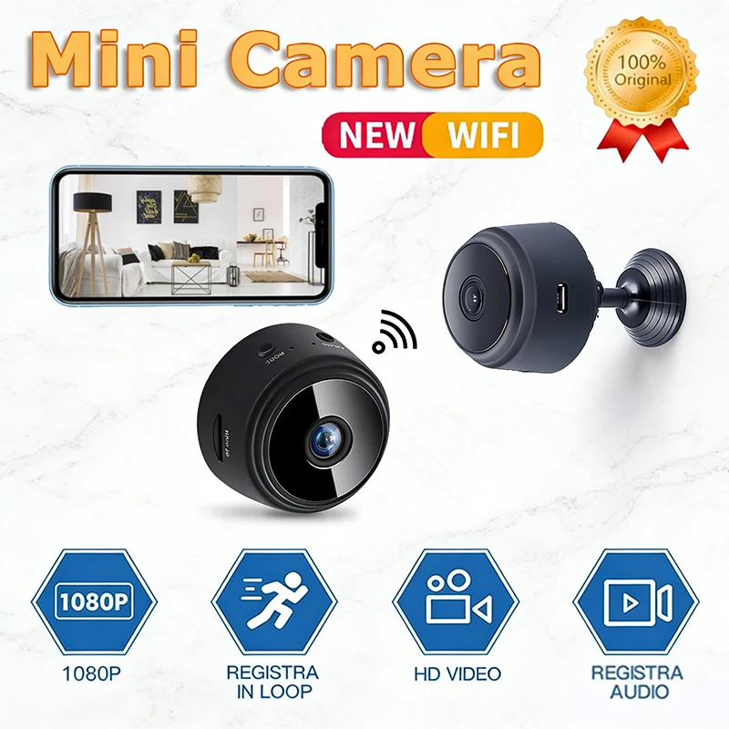 Mini Wireless Camera WiFi Hotspot Monitoring Security Protection 1080P HD Remote Monitor Camcorders Surveillance Smart Home New
