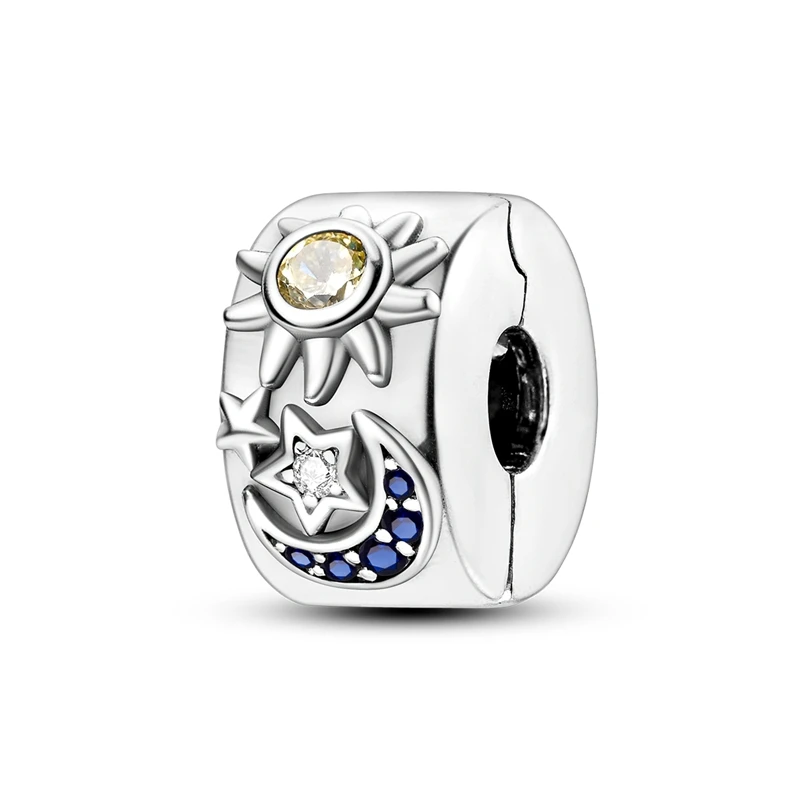 Passend für Original-Charms, Perlen aus 925er-Sterlingsilber, Clip-Charms, Zirkon-Silikon-Abstandsperlen für Armband, Frauen, DIY, Geschenk, Party