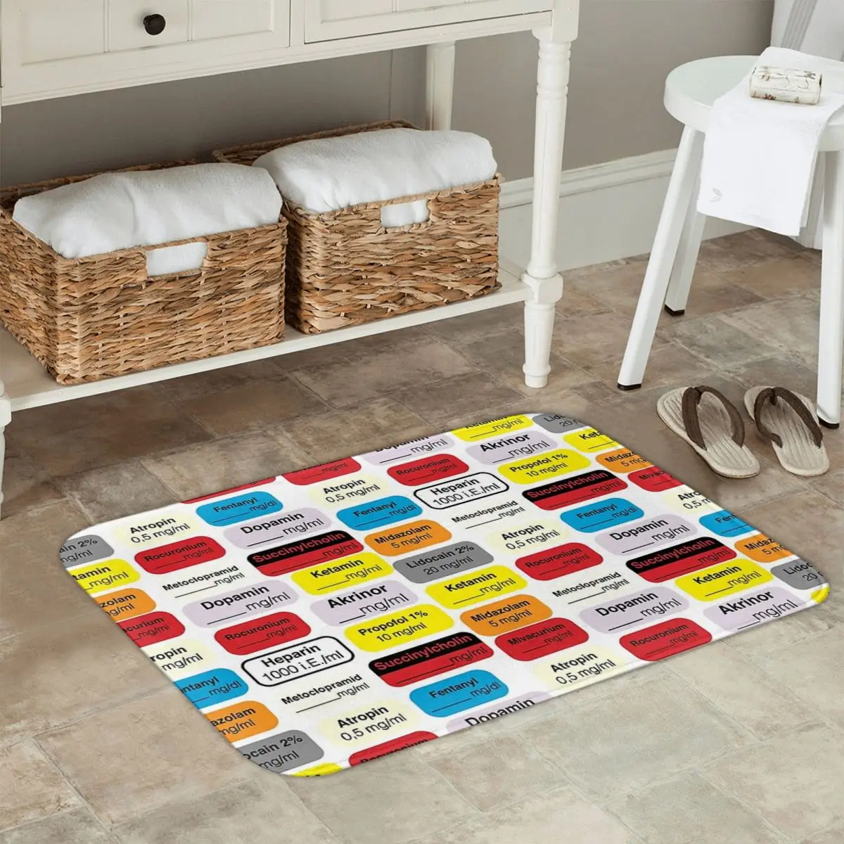 

Нескользящий коврик для анестезии, лекарства, напольный коврик, прочный ковер для кухни, входа, дома, ванной комнаты, гостиной, коврики для ног