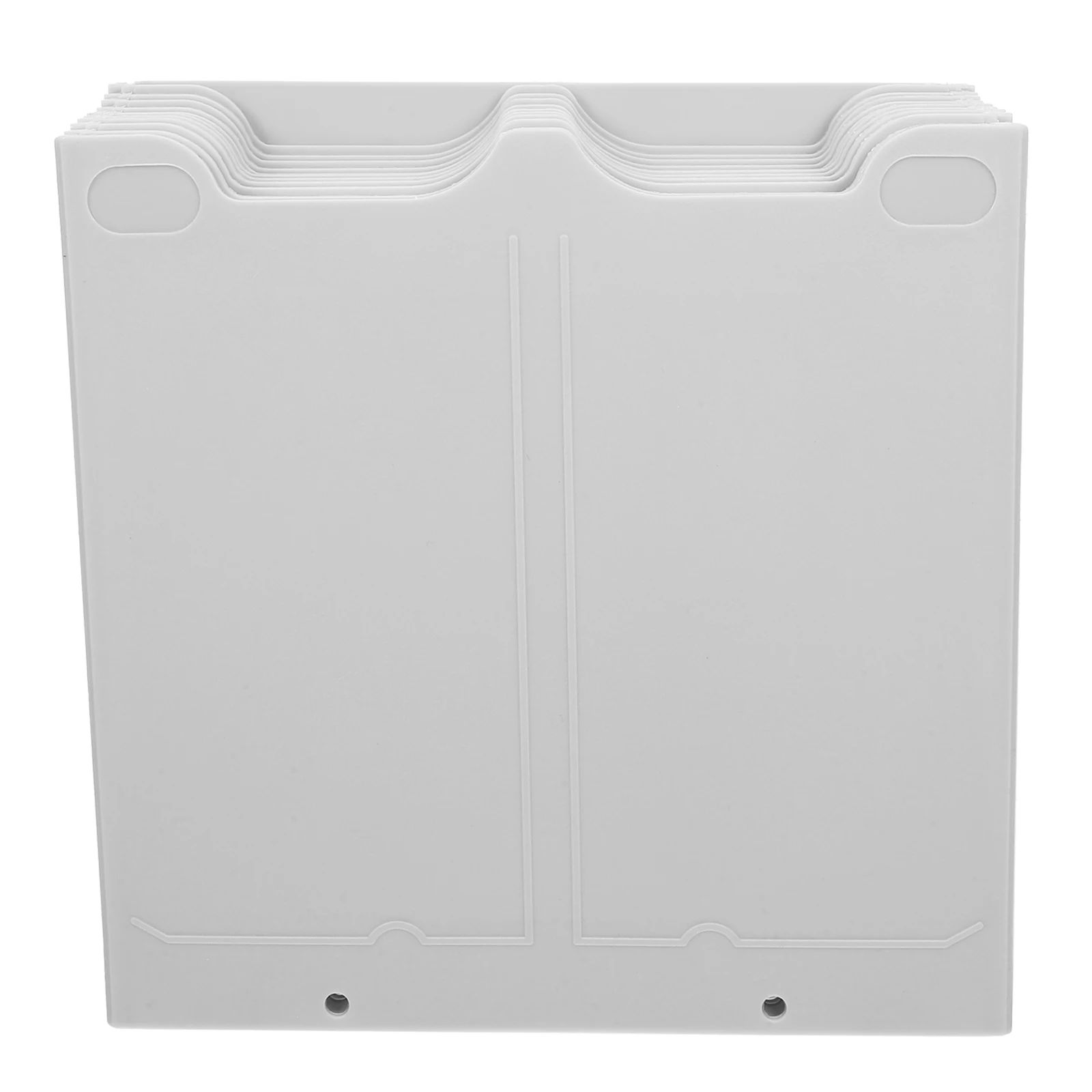 

30 Positions Attendance Rack White Plastic Heavy Duty Holder Suitable Office Home School Kitchen Long Life