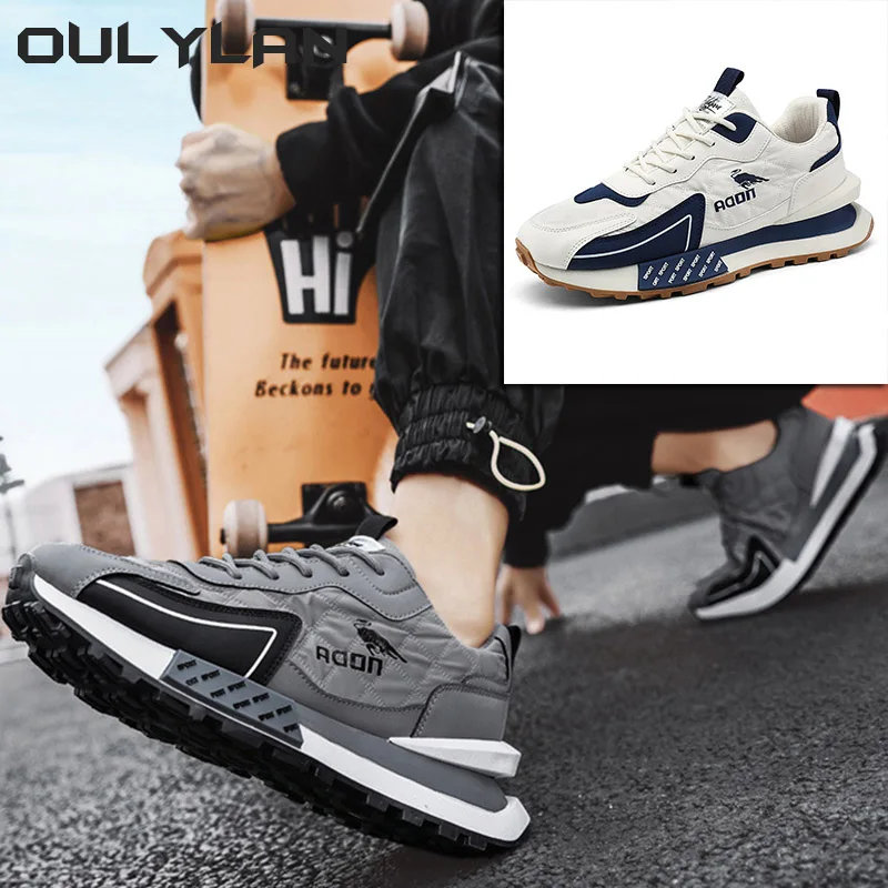 Oulylan Running Shoes Men Sneakers Fashion Outdoor Jogging Sports Shoes Breathable Footwear Walking Shoes For Men